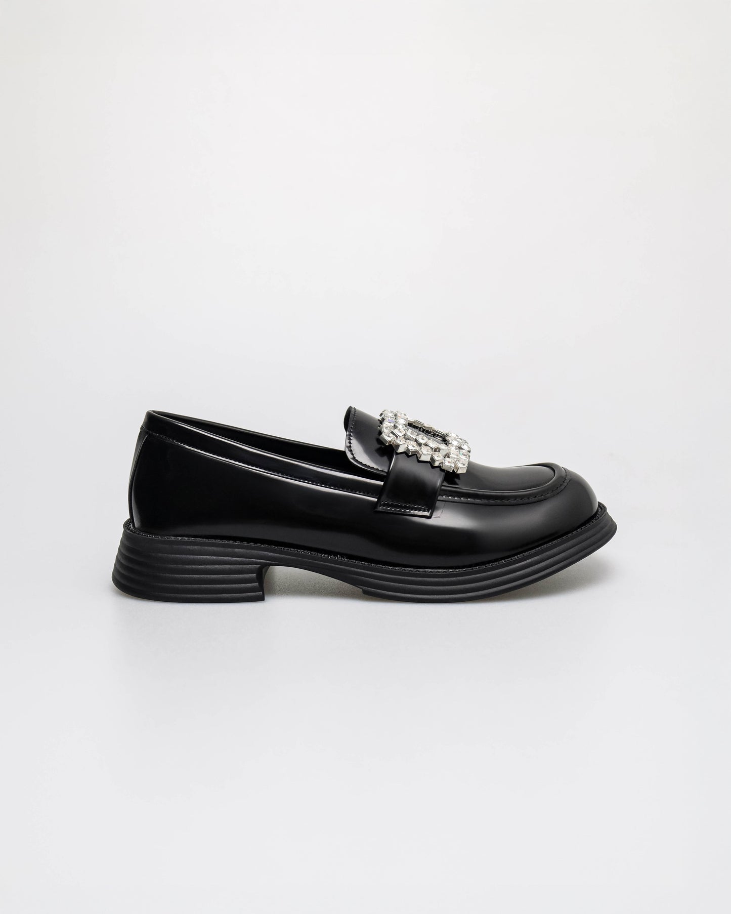 COWHAM NN586 Ladies Crystal Charm Loafers