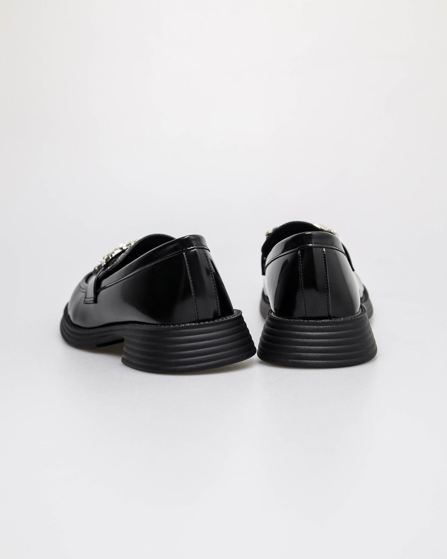 COWHAM NN586 Ladies Crystal Charm Loafers