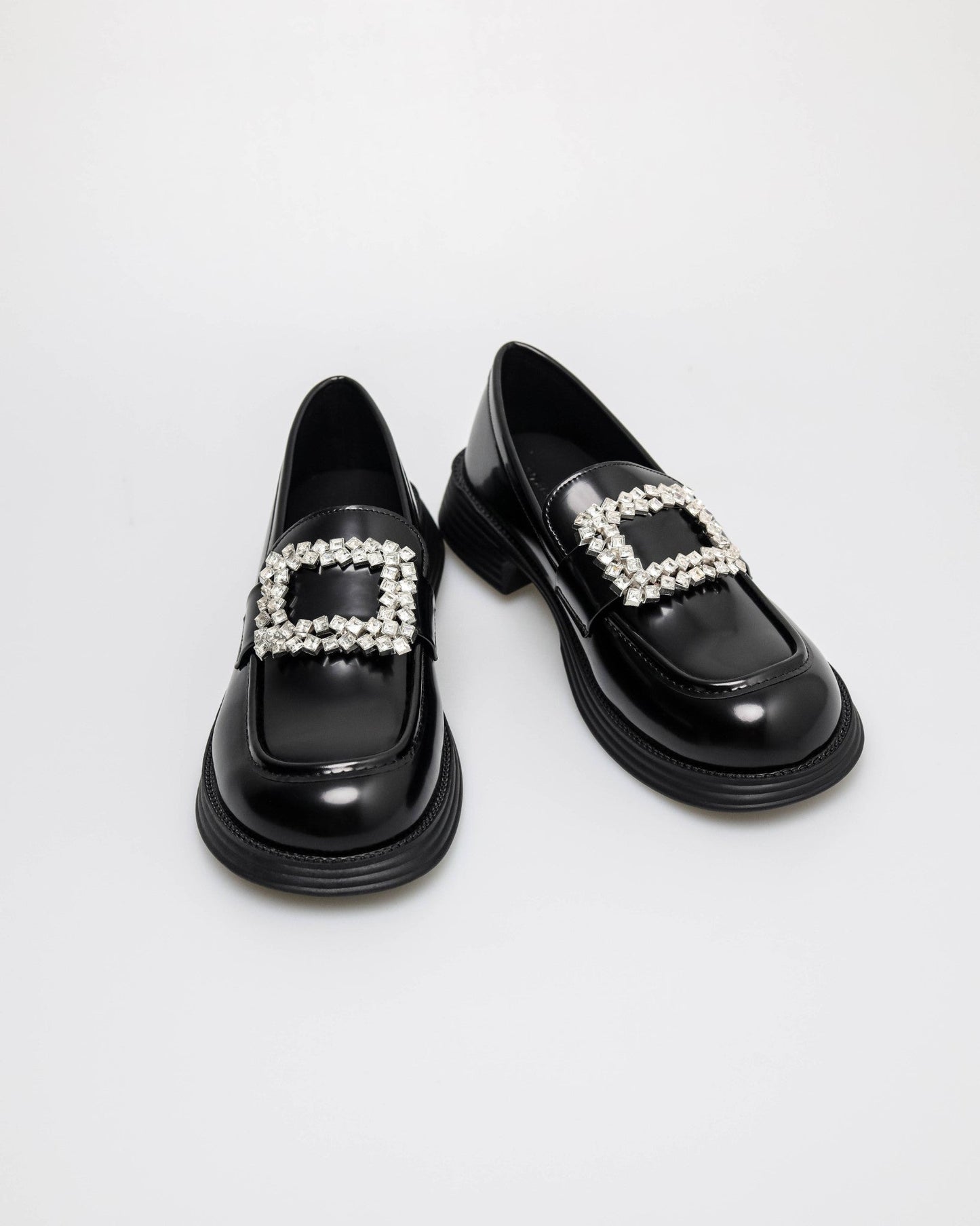 COWHAM NN586 Ladies Crystal Charm Loafers